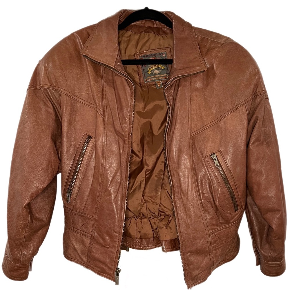 Leather Bomber Jacket made by Adventure Bound